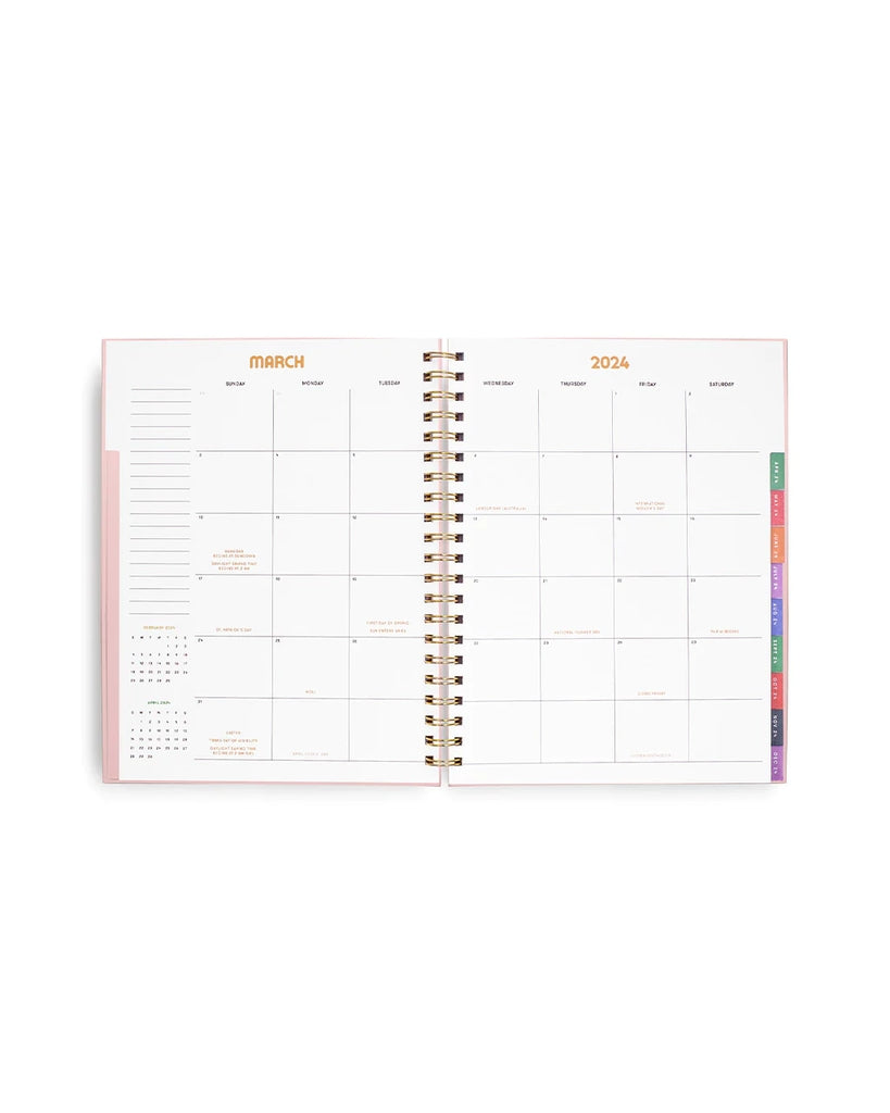 12-Month Soft Cover Planner Large 2024 - Make Time To Make Magic