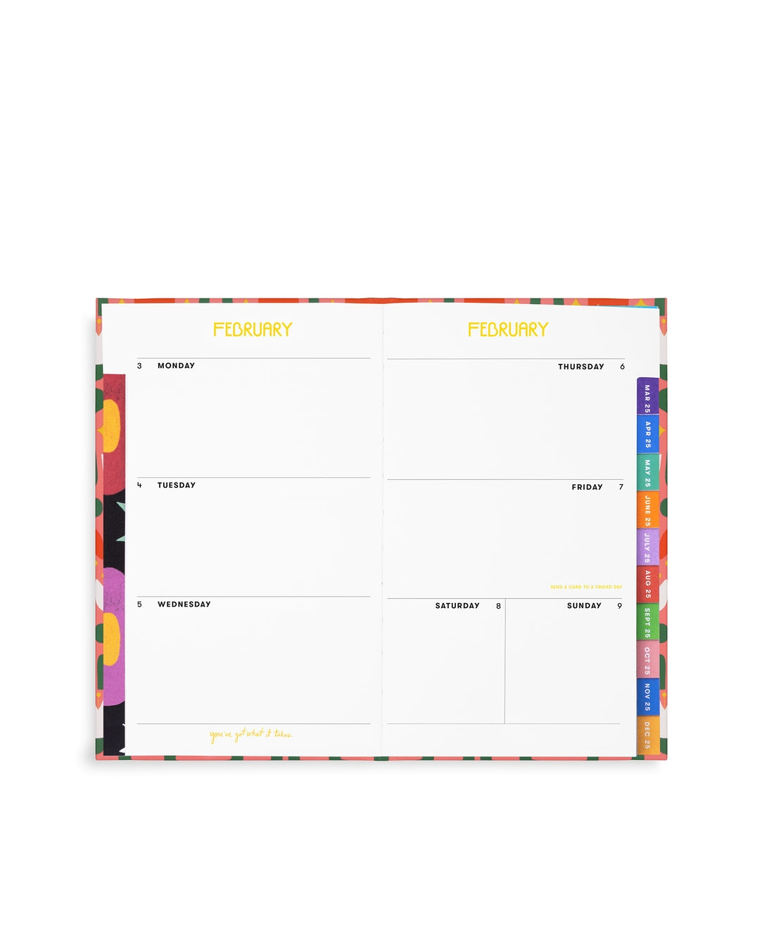 17-Month Planner [2024/2025] Classic - Mid Century Tulips [PRE ORDER]