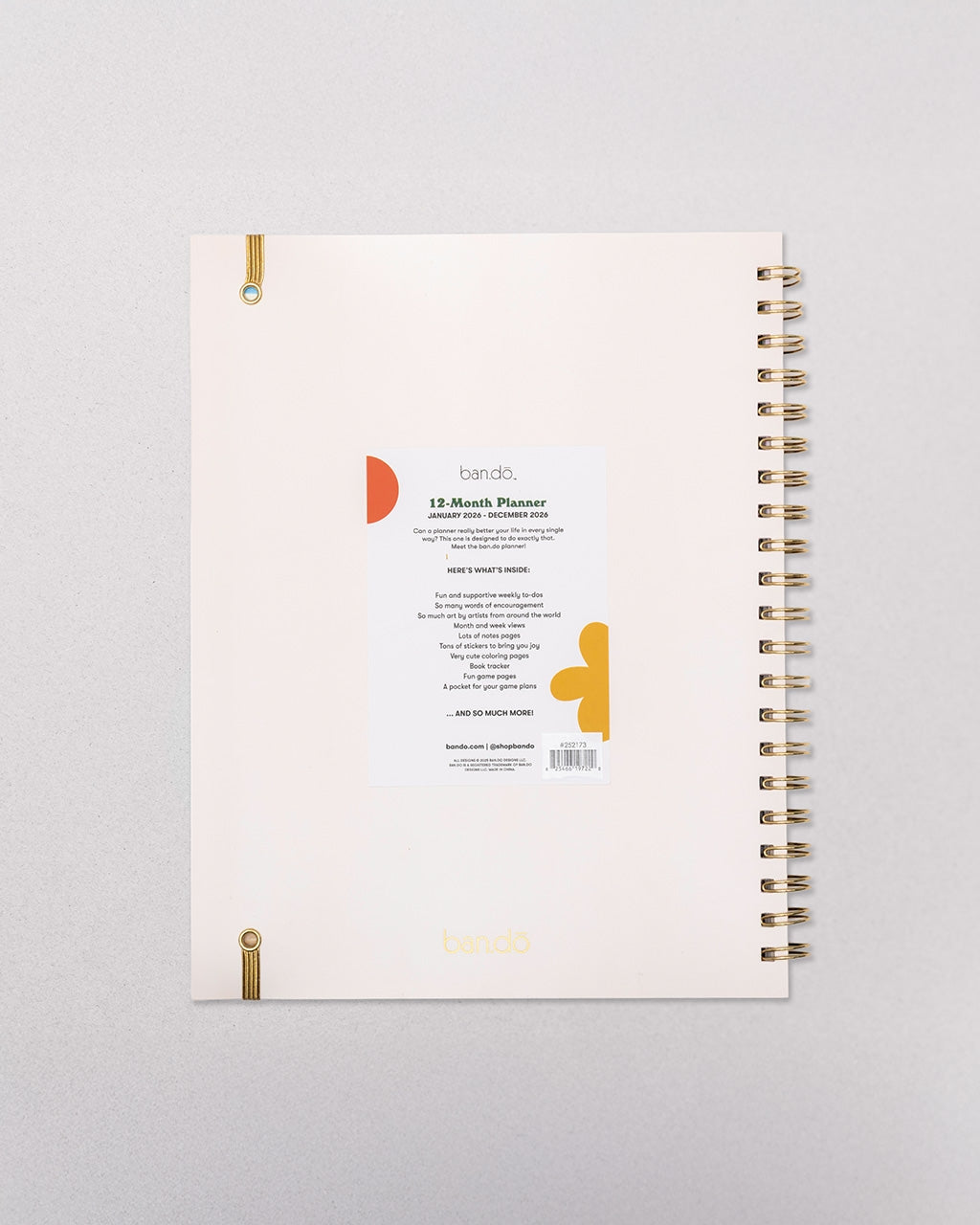 12-Month Soft Cover Planner Large 2026 - A Work Of Art