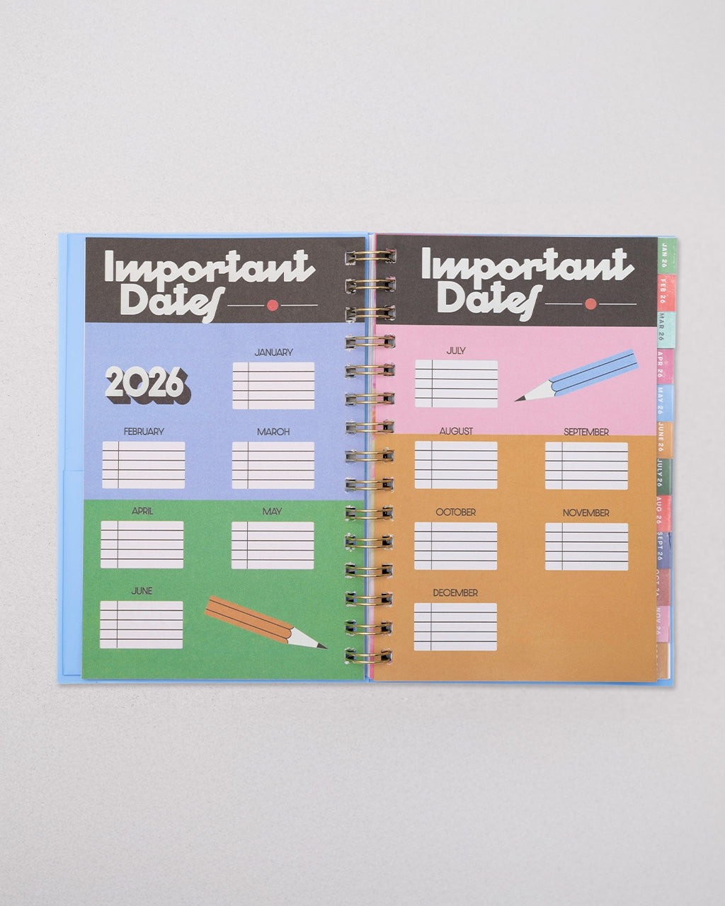 12-Month Soft Cover Planner Medium 2026 - Let's Have Some Fun
