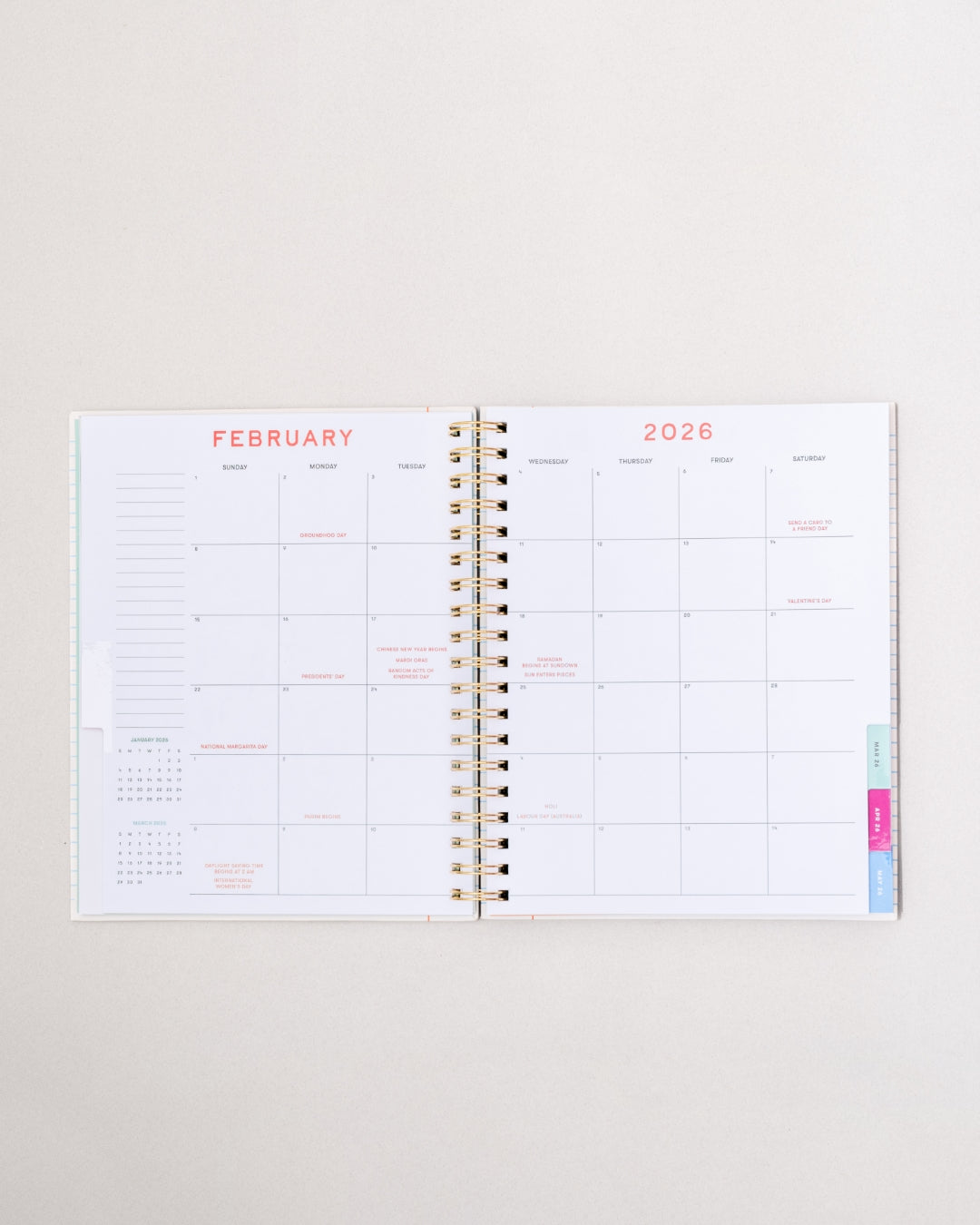 12-Month Annual Planner Medium 2026 - A Joy To Be Around
