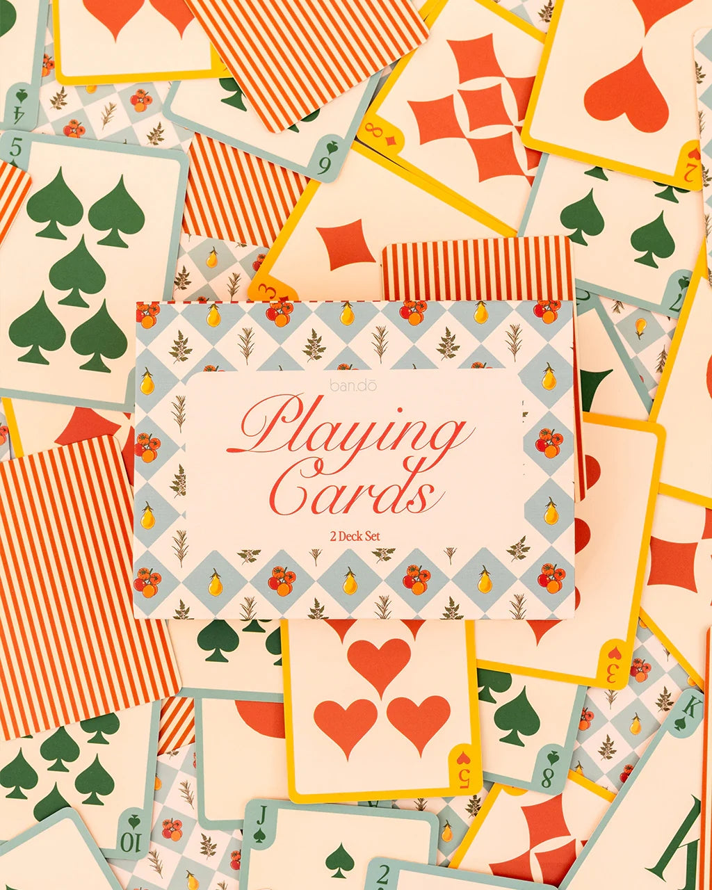 Game Night! Double Deck Playing Cards - Garden