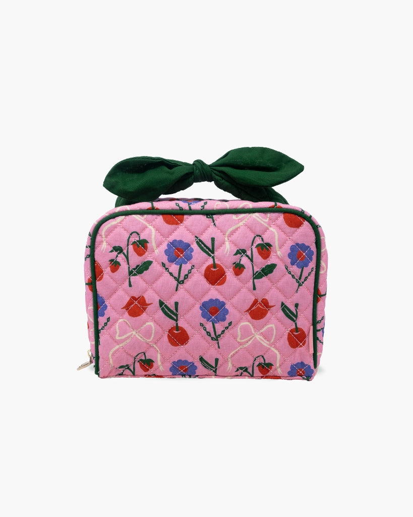 The Getaway Toiletry Bag - Cherry Lips