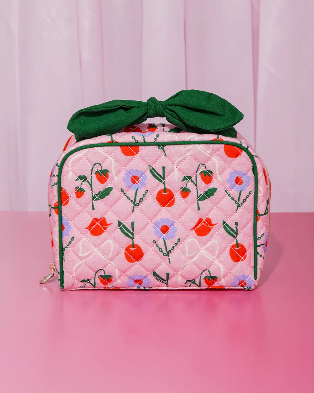 The Getaway Toiletry Bag - Cherry Lips