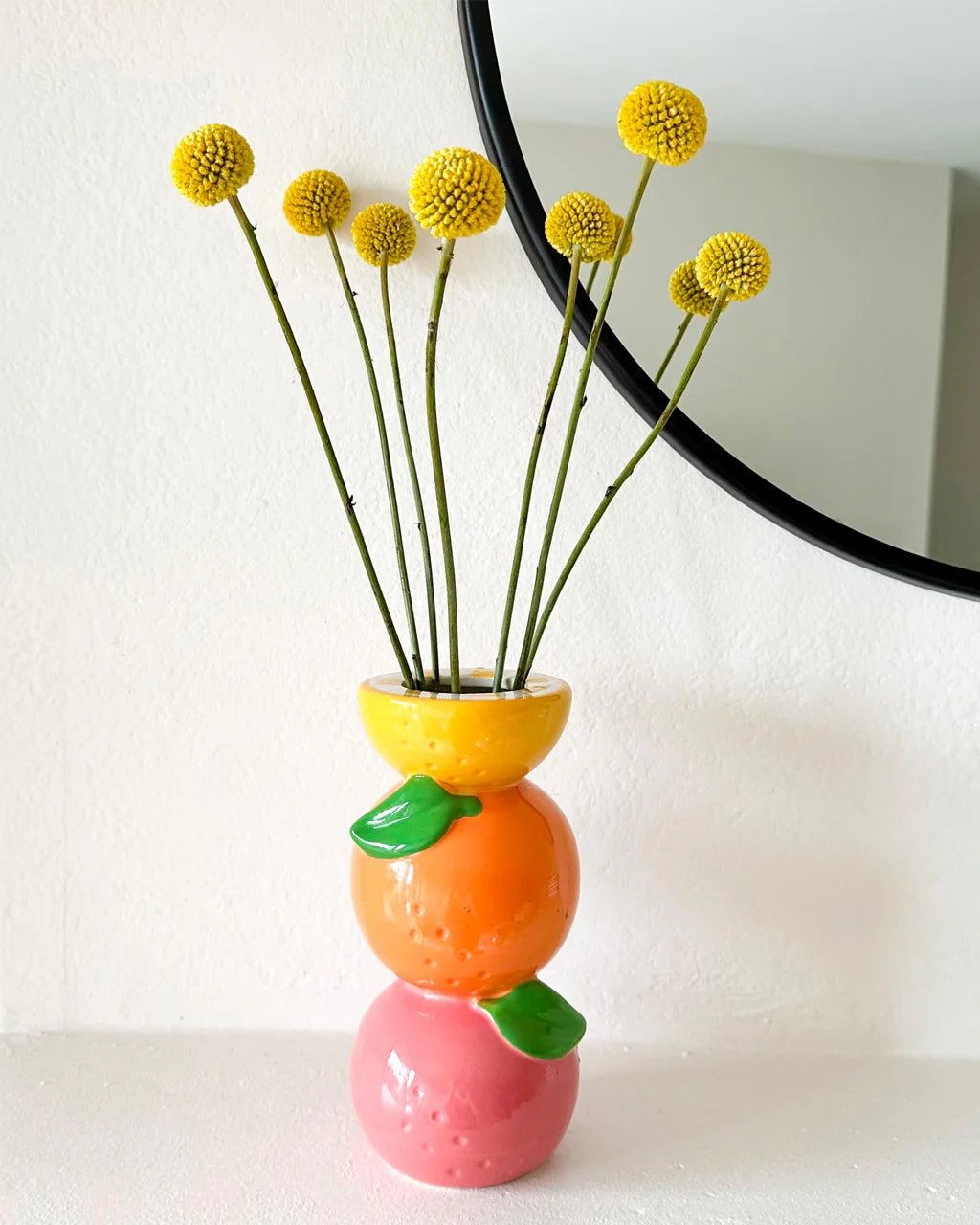 Flower Vase - Stacked Citrus