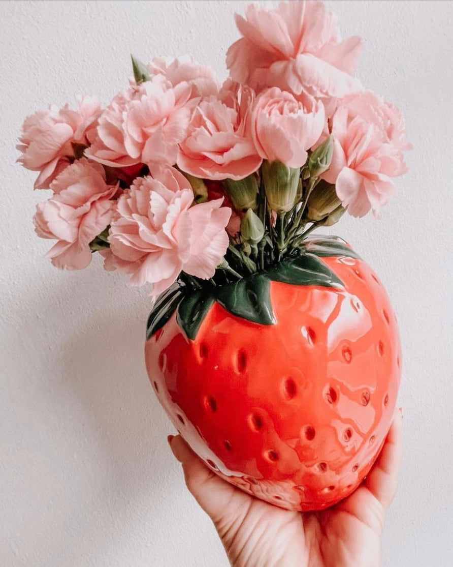 Flower Vase - Strawberry Field
