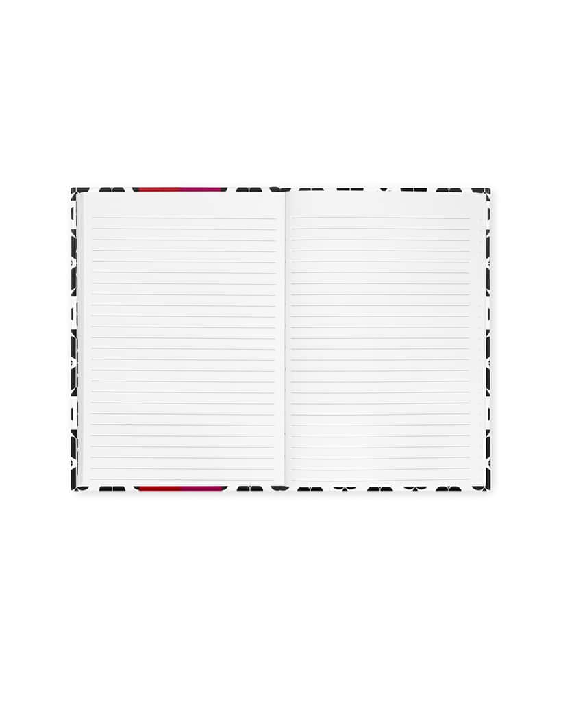 Daily To-Do Planner - Black Spade Flower