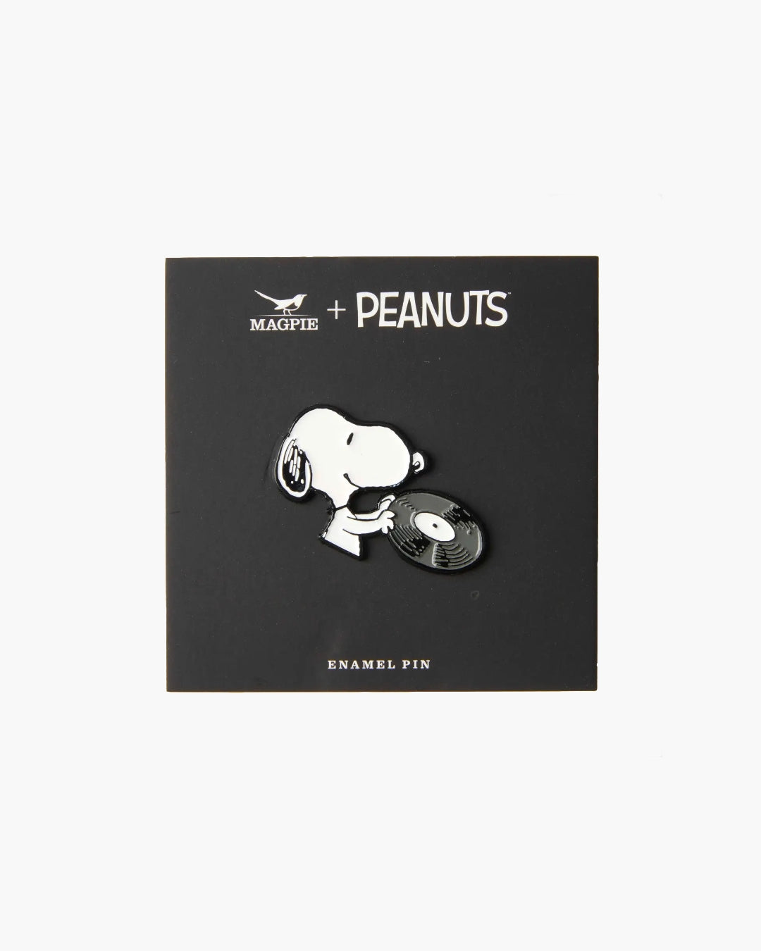 Peanuts Enamel Pin - Record