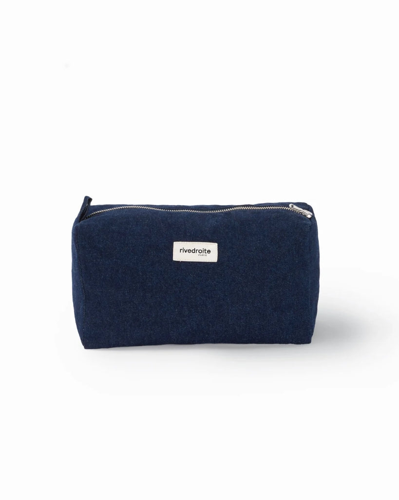 Alma The Maternity Toiletries Bag - Denim Brut