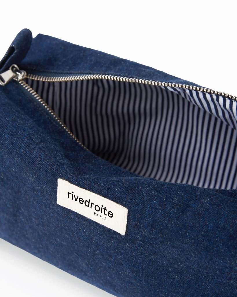 Alma The Maternity Toiletries Bag - Denim Brut