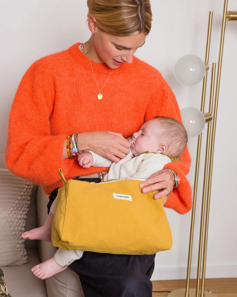 Alma The Maternity Toiletries Bag - Mustard
