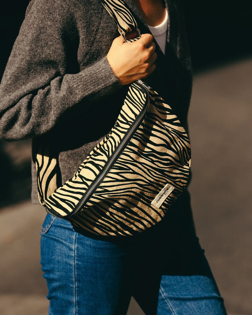 Custine XL Waist Bag - Zebra