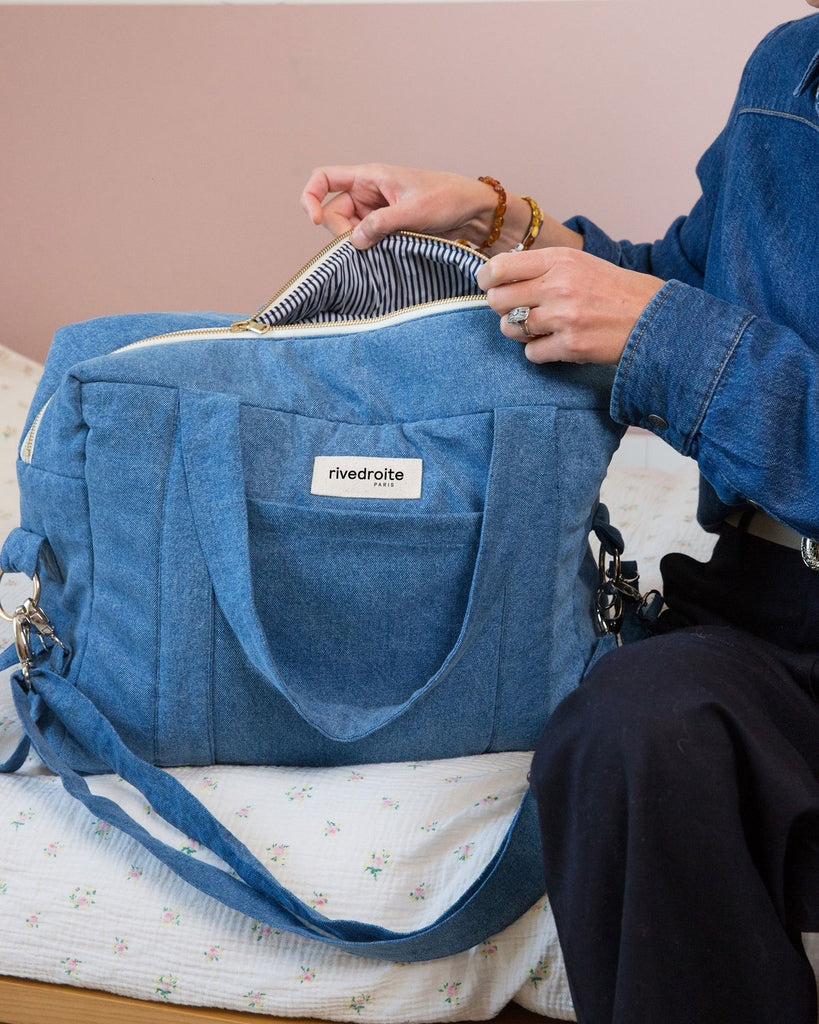 Darcy The Anti Diaper Bag - Denim Claire