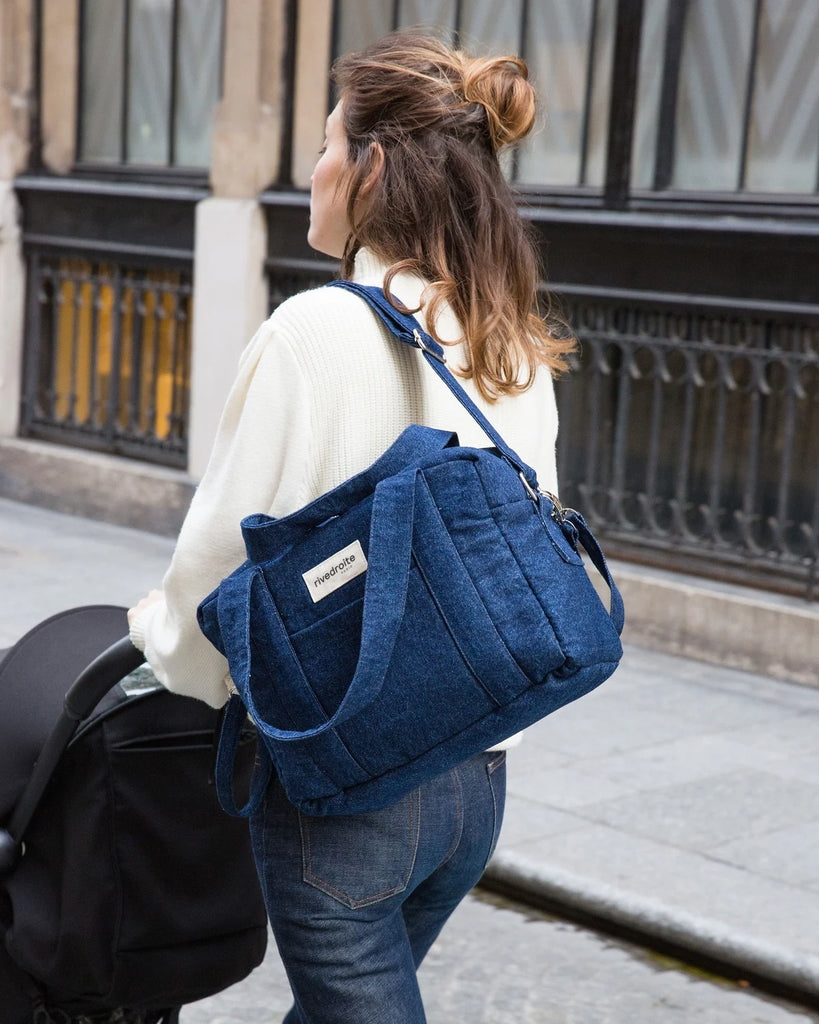 Mini Darcy The Anti Diaper Bag - Denim Brut
