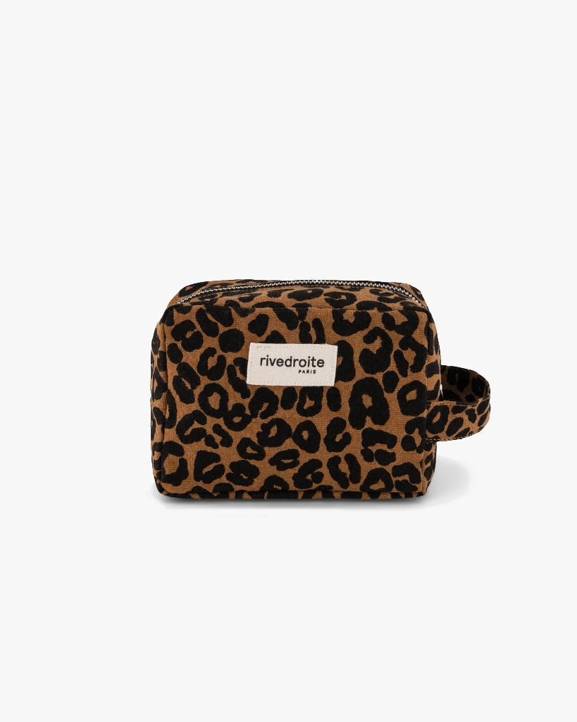 Tournelles The Small Toiletries Bag - Leopard