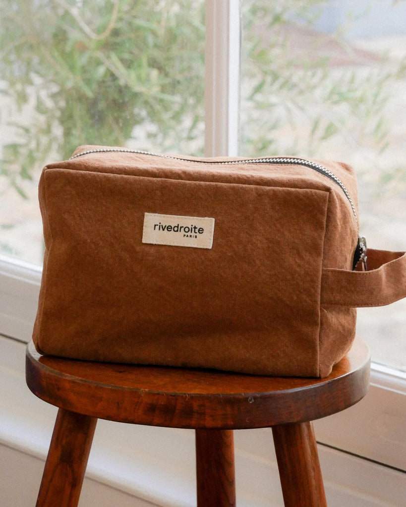 Tournelles XL The Large Toiletries Bag - Camel