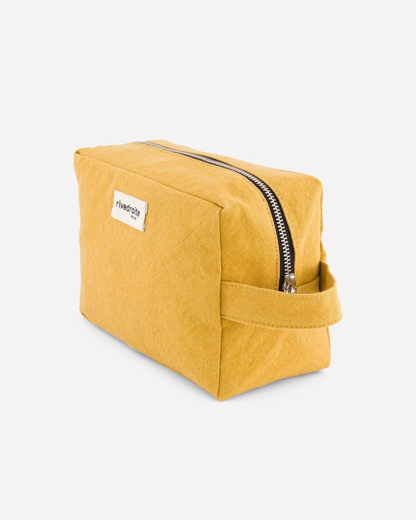 Tournelles XL The Large Toiletries Bag - Mustard