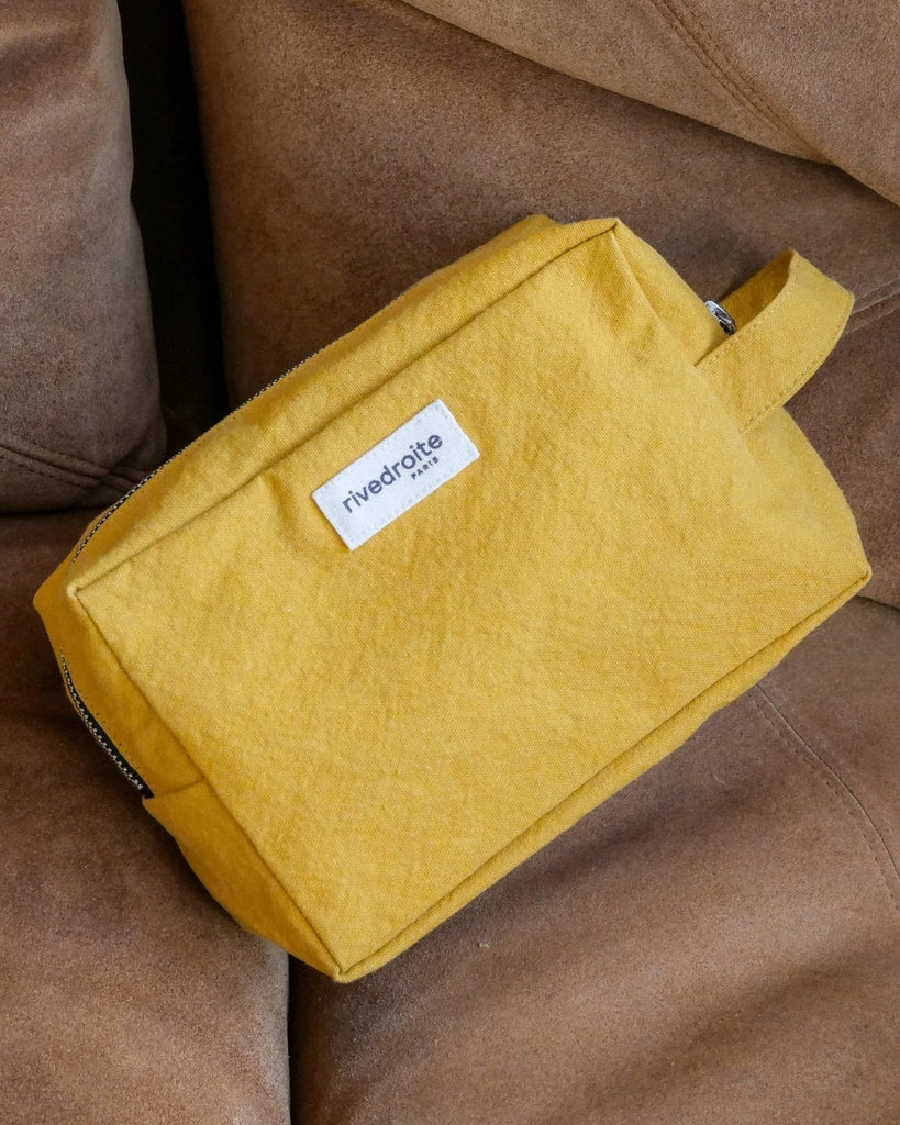 Tournelles XL The Large Toiletries Bag - Mustard