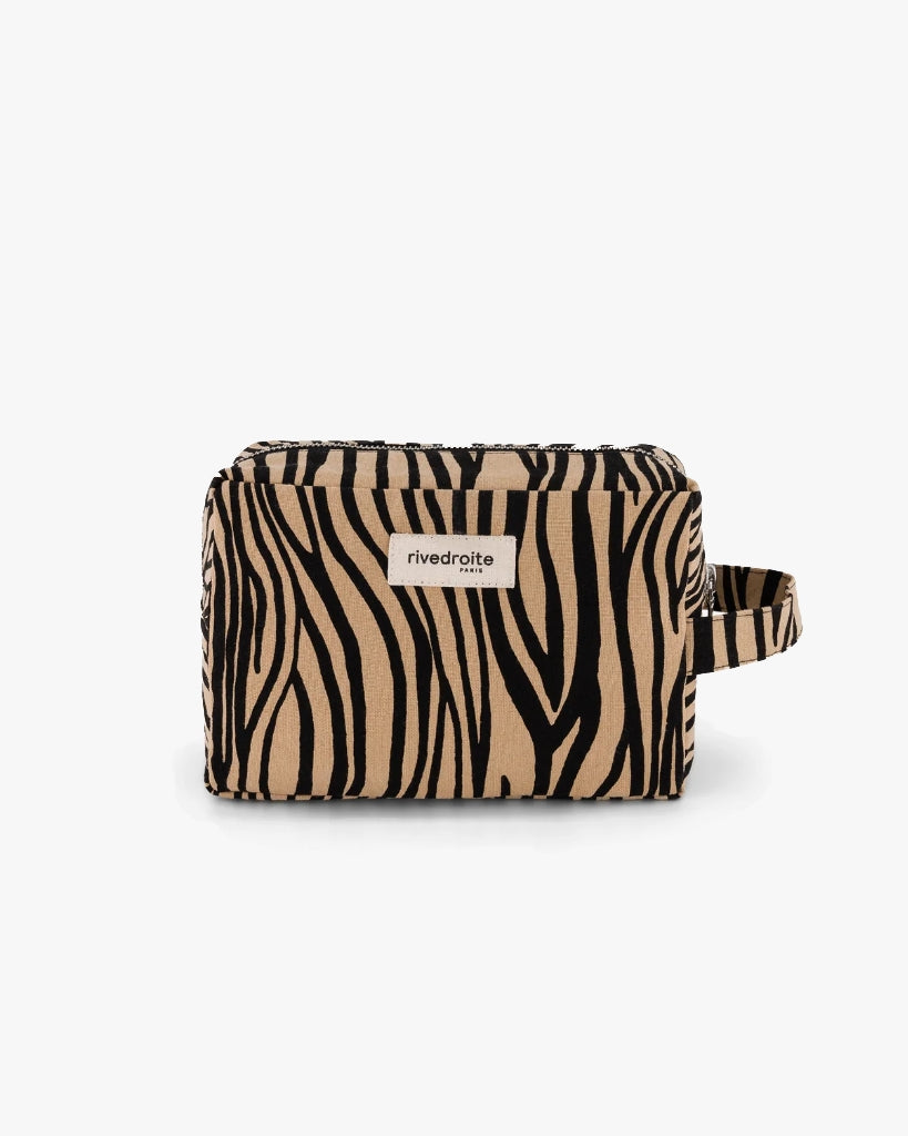 Tournelles XL The Large Toiletries Bag - Zebra