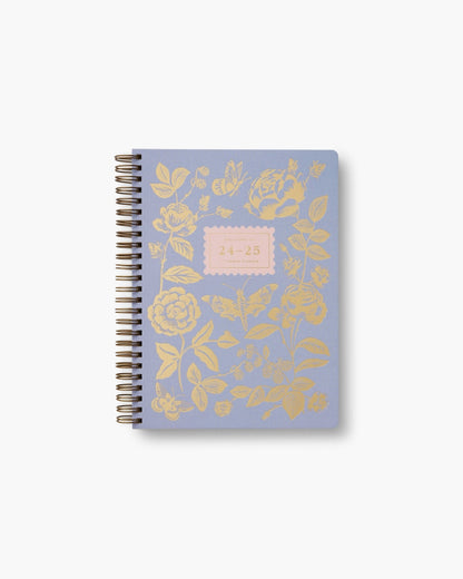 Academic Softcover Spiral Planner 2025 - English Rose