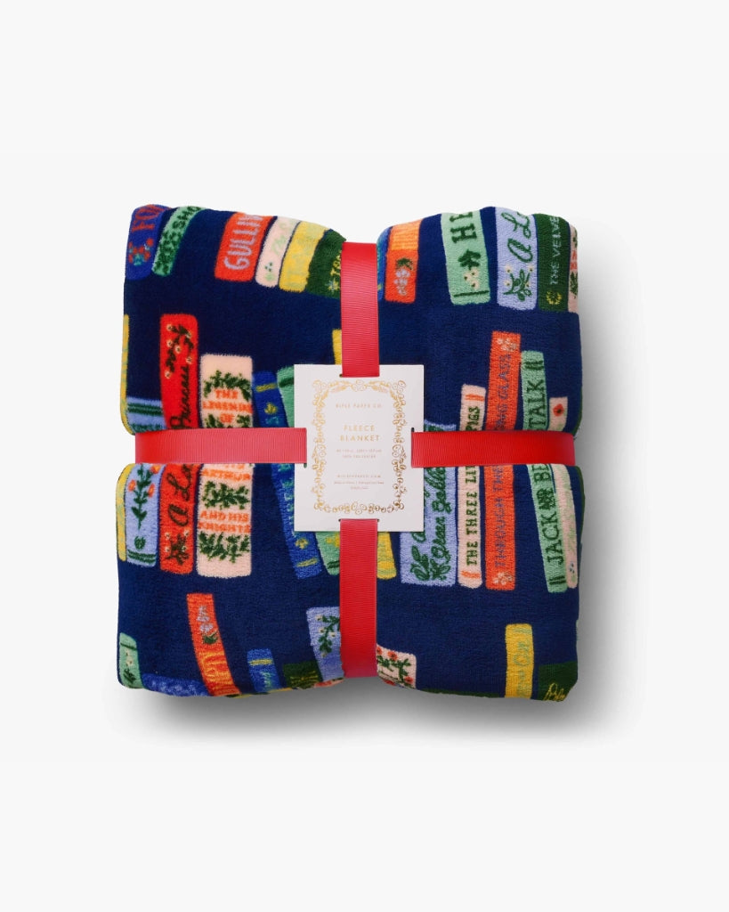 Fleece Blanket - Bookshelf