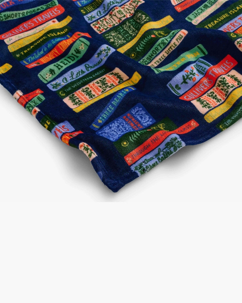 Fleece Blanket - Bookshelf