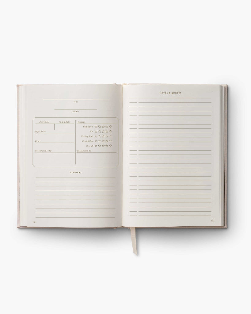 Embroidered Book Journal - Book Club