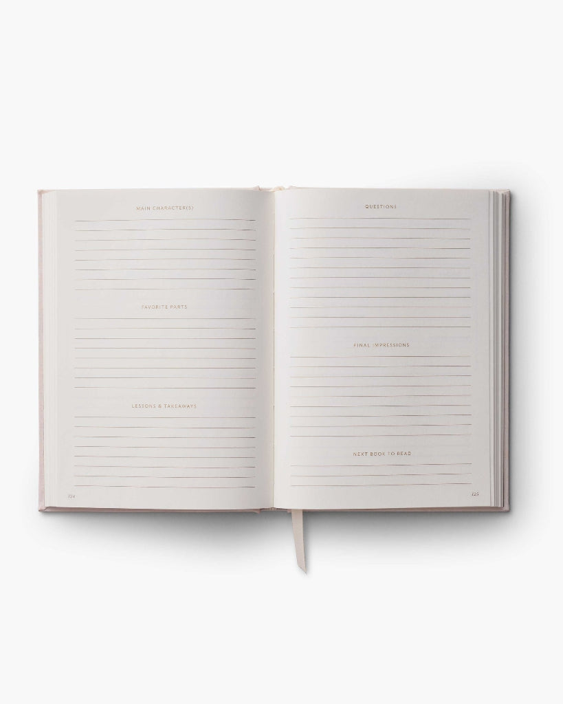 Embroidered Book Journal - Book Club
