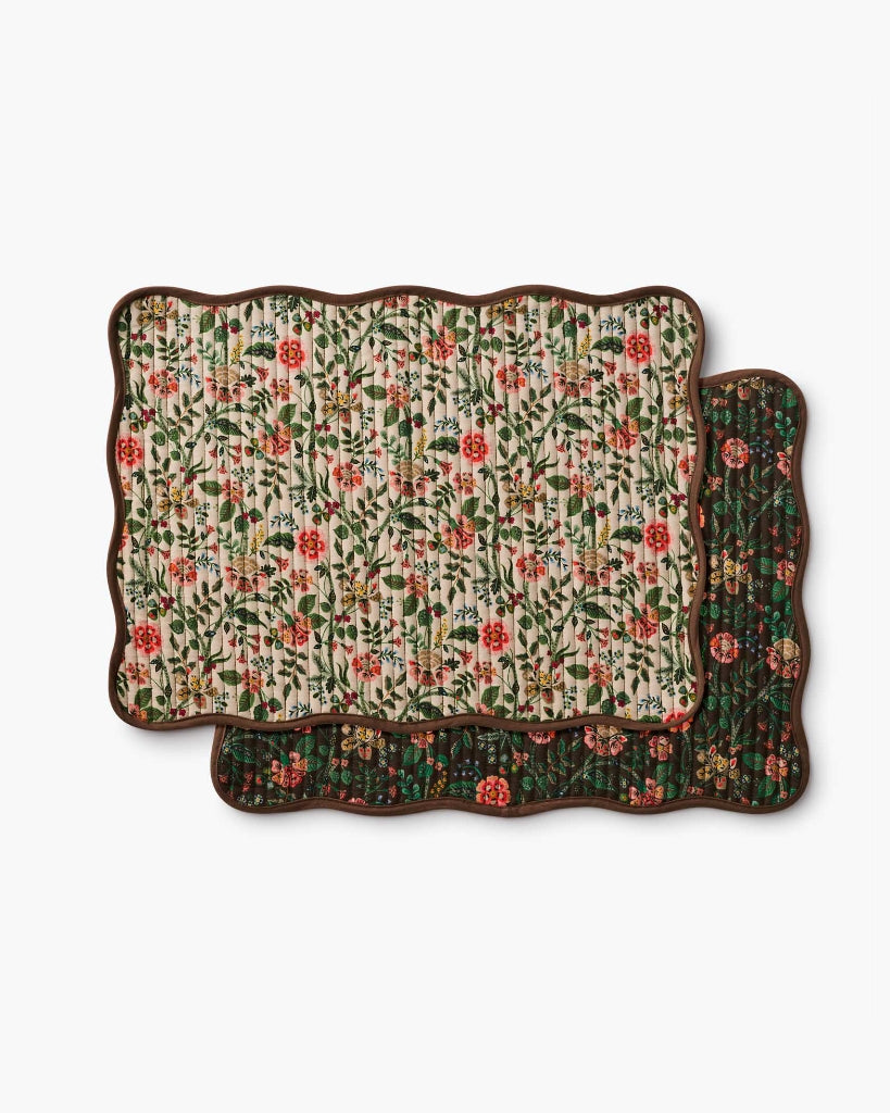 Quilted Cotton Placemats - Gracie