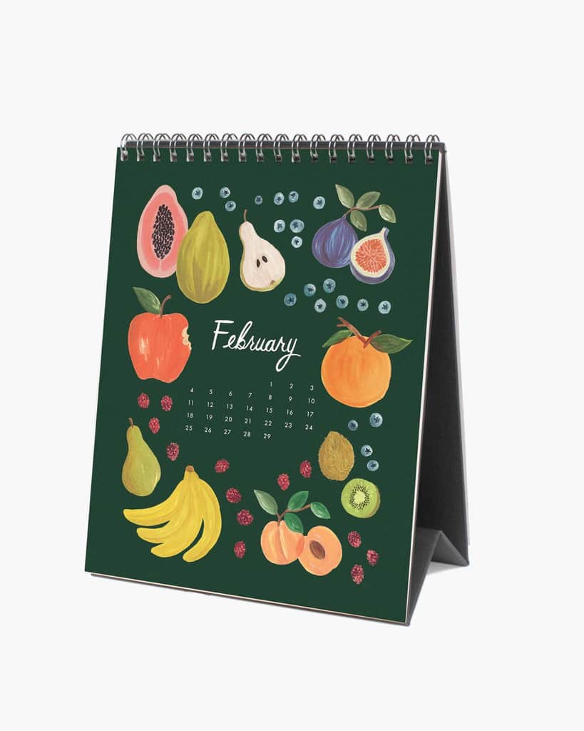 Desk Calendar 2024 - Fruit Stand