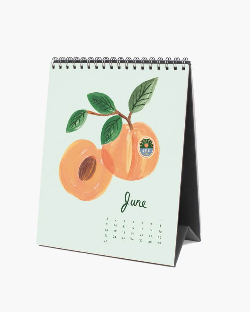 Desk Calendar 2024 - Fruit Stand