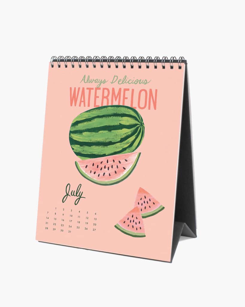 Desk Calendar 2024 - Fruit Stand