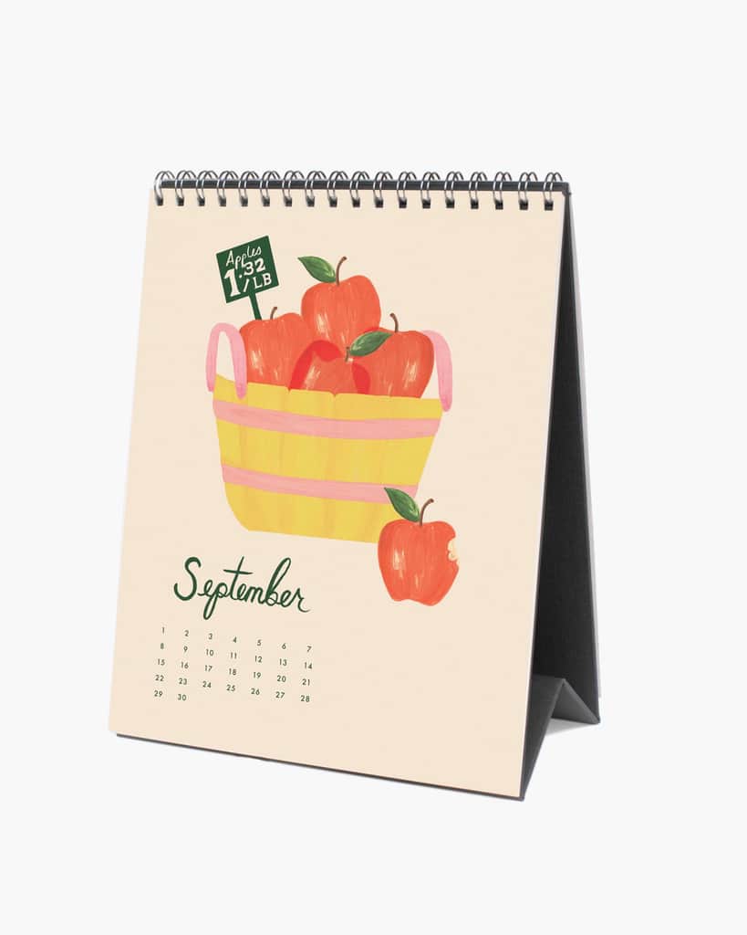 Desk Calendar 2024 - Fruit Stand