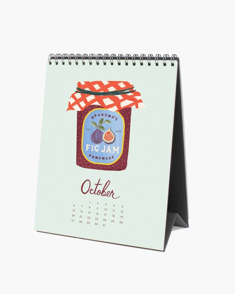 Desk Calendar 2024 - Fruit Stand