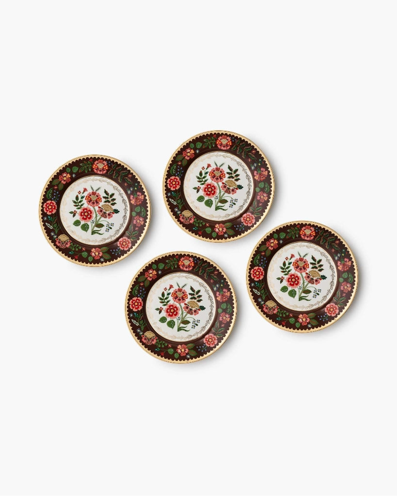 Porcelain Dessert Plate Set - Gracie