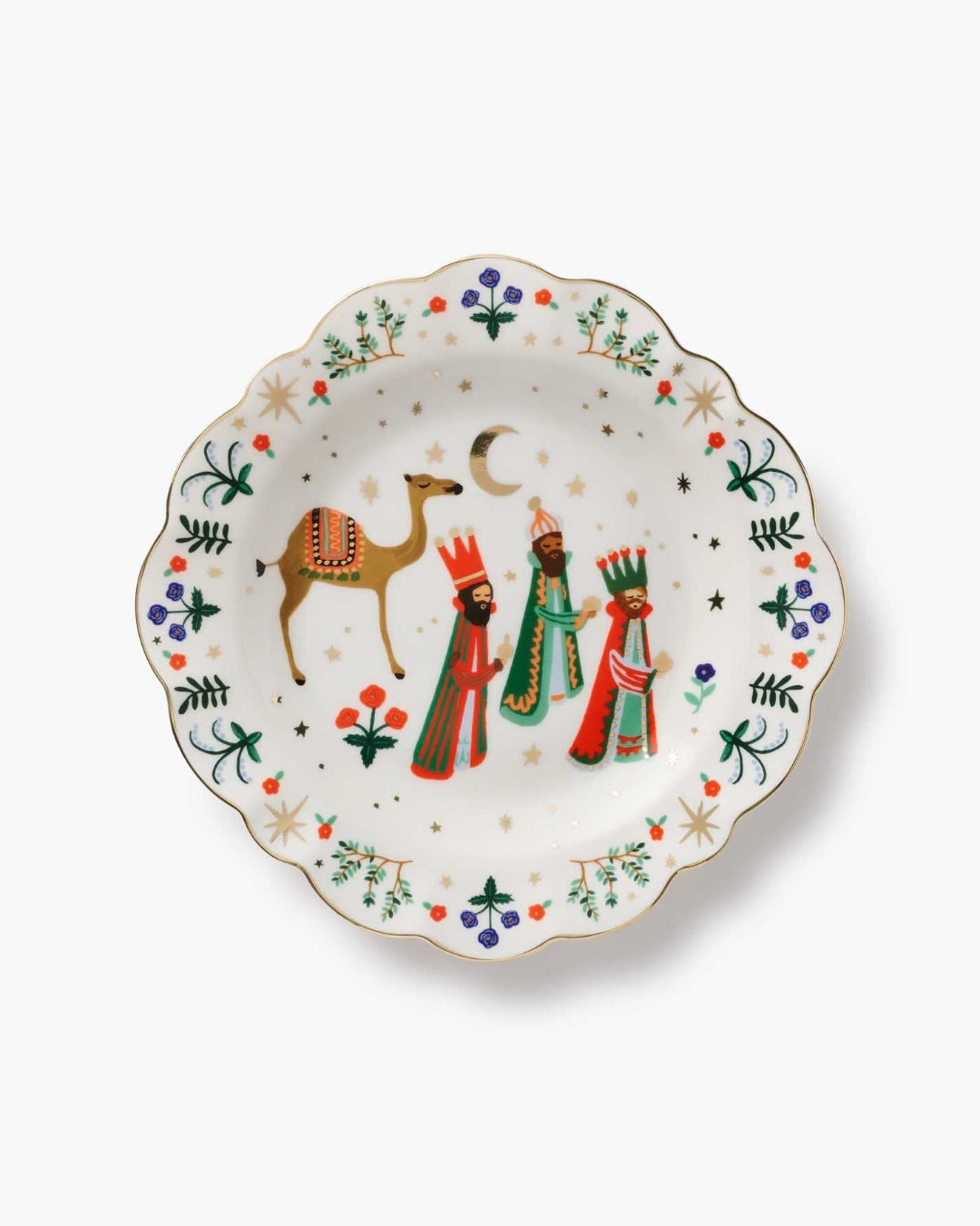 Porcelain Dessert Plate Set - Nativity