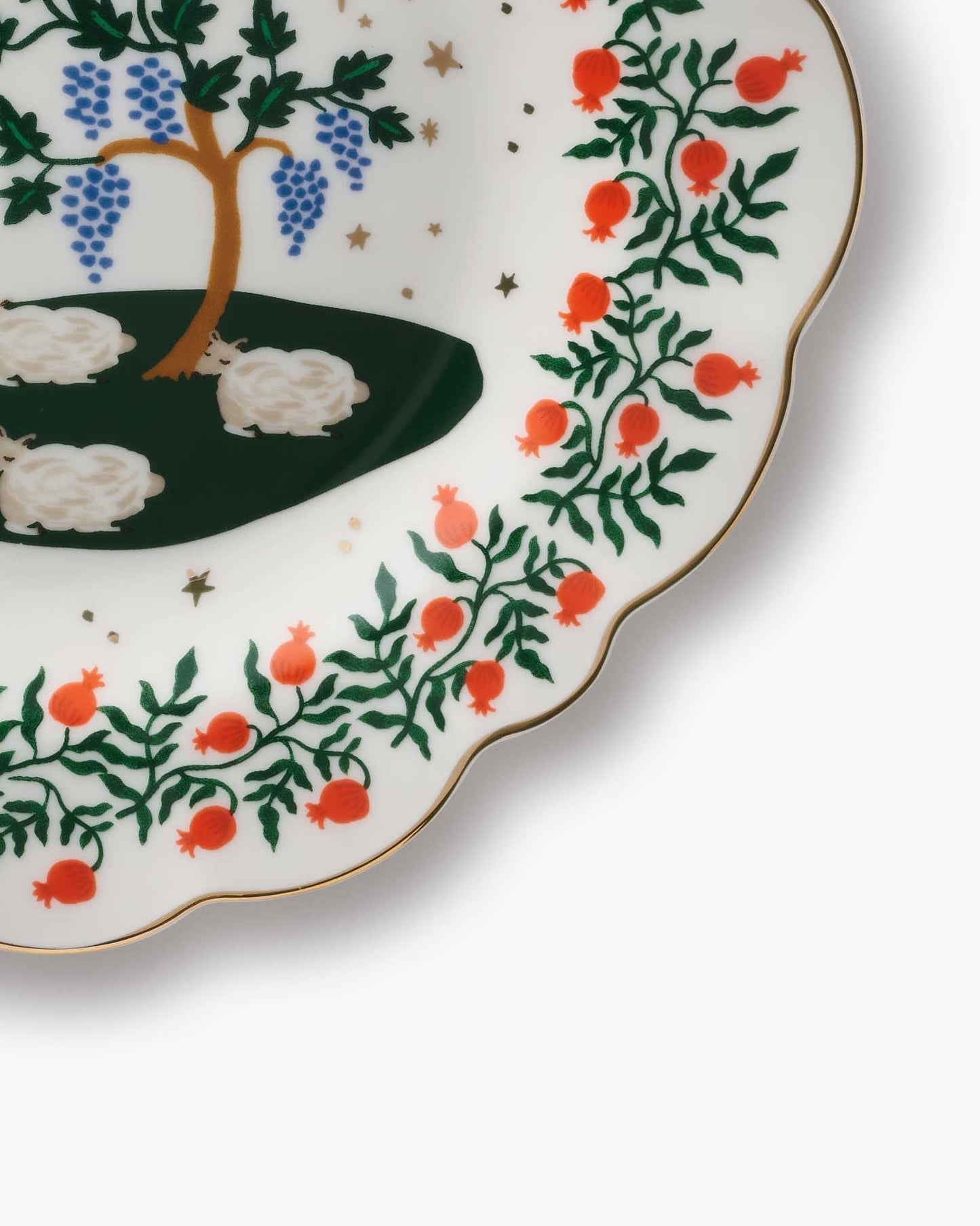 Porcelain Dessert Plate Set - Nativity