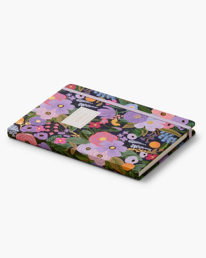 Journal With Pen Set - Violet Garden Party