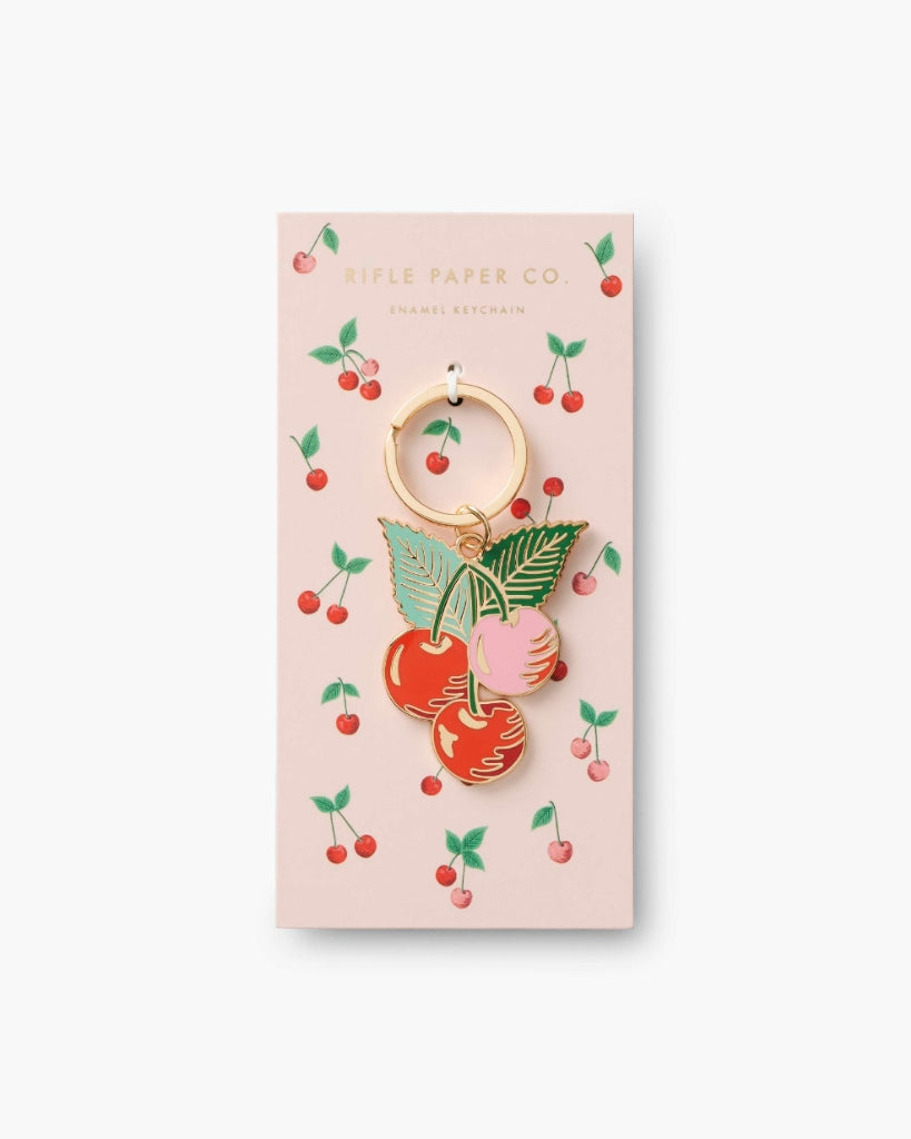 Enamel Keychain - Cherries