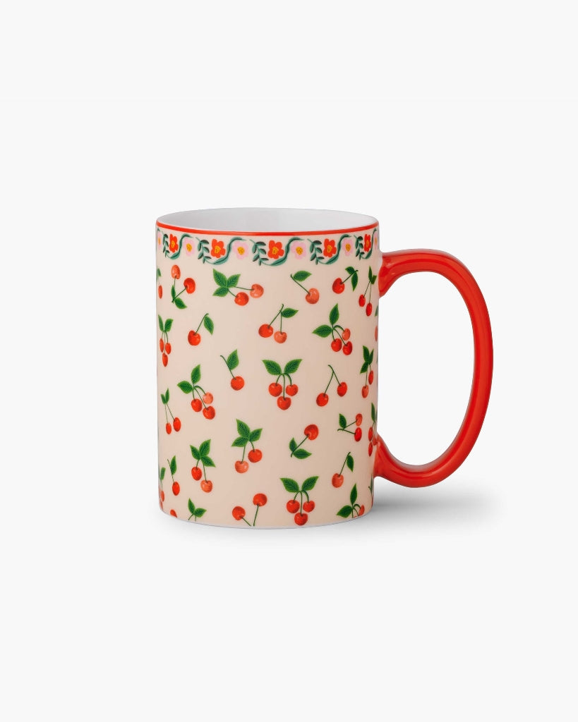 Porcelain Mug - Cherries