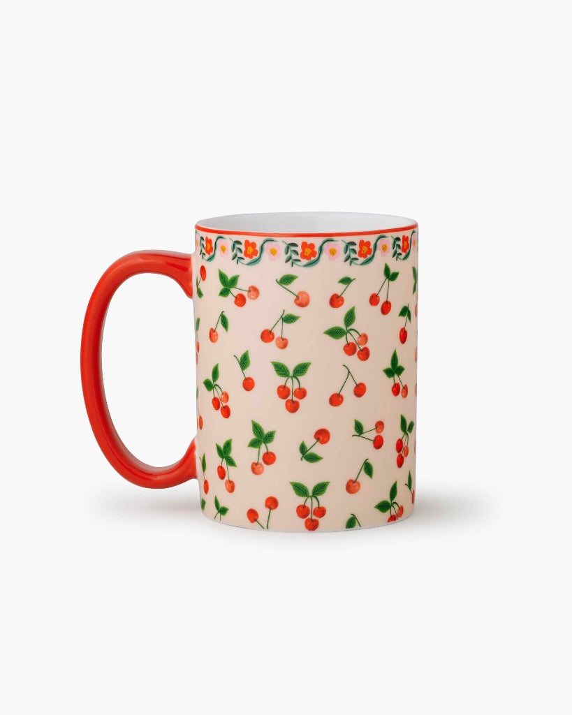 Porcelain Mug - Cherries
