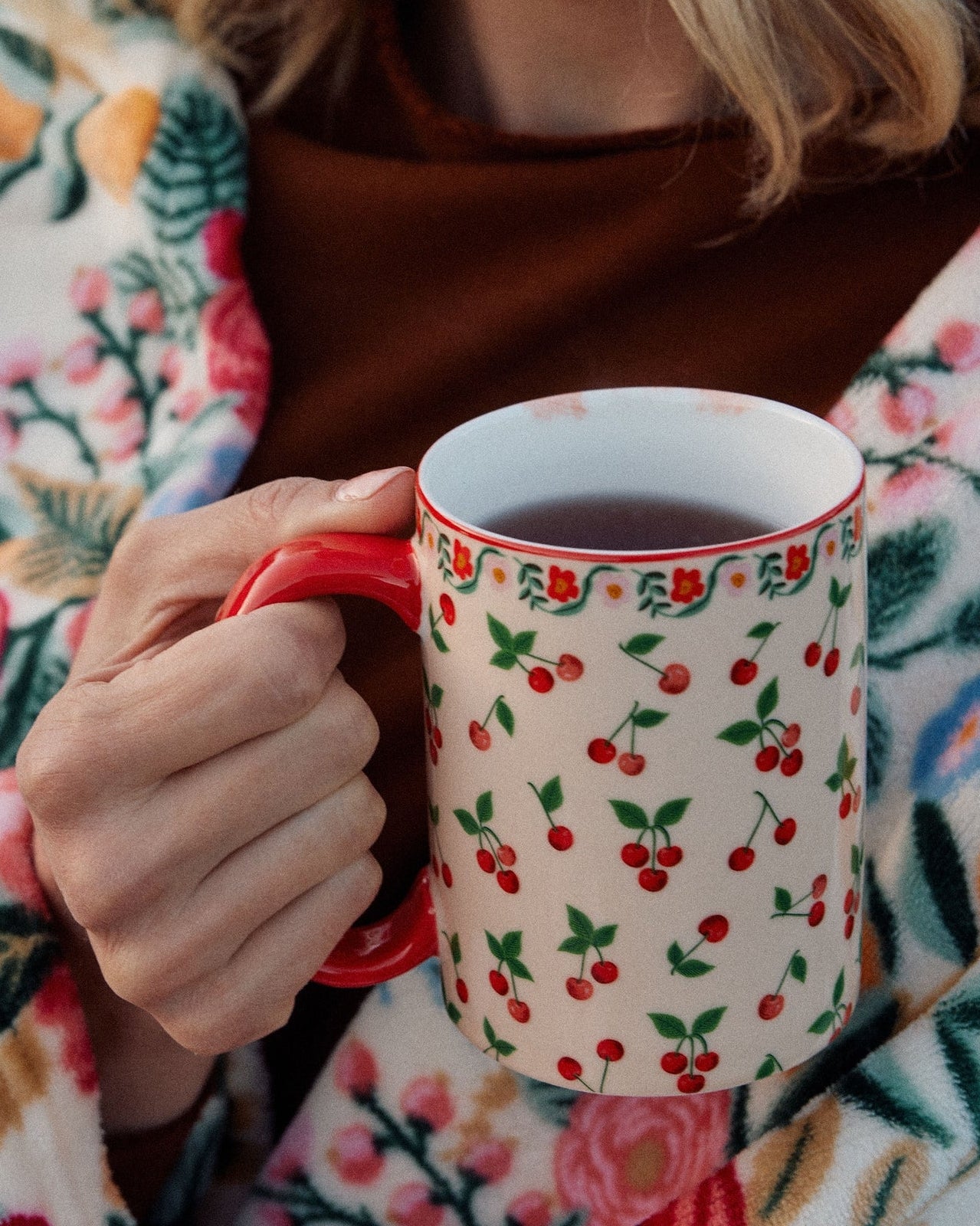 Porcelain Mug - Cherries