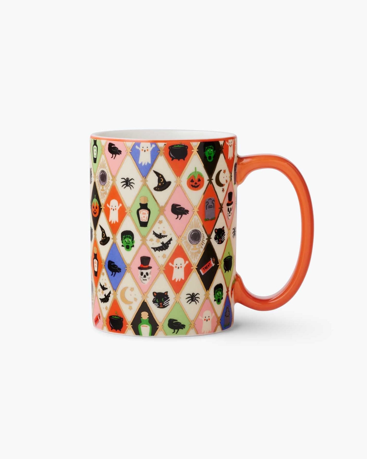Porcelain Mug - Halloween Argyle