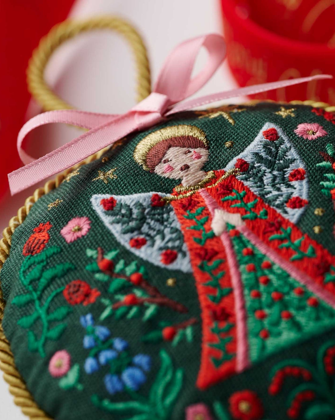 Embroidered Ornament - Angel