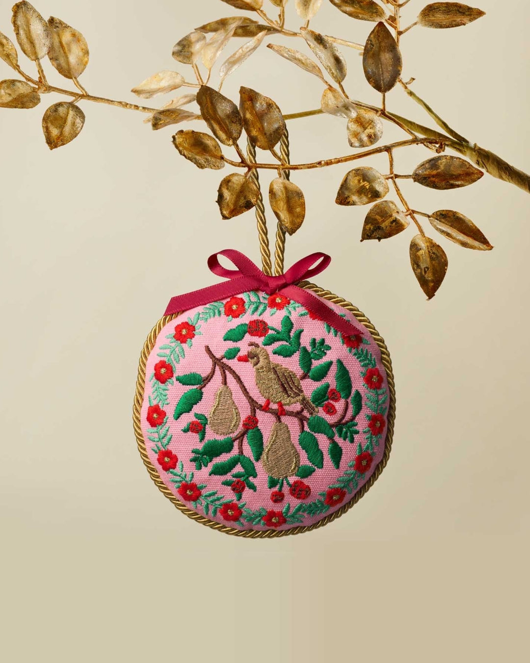 Embroidered Ornaments - Christmastide
