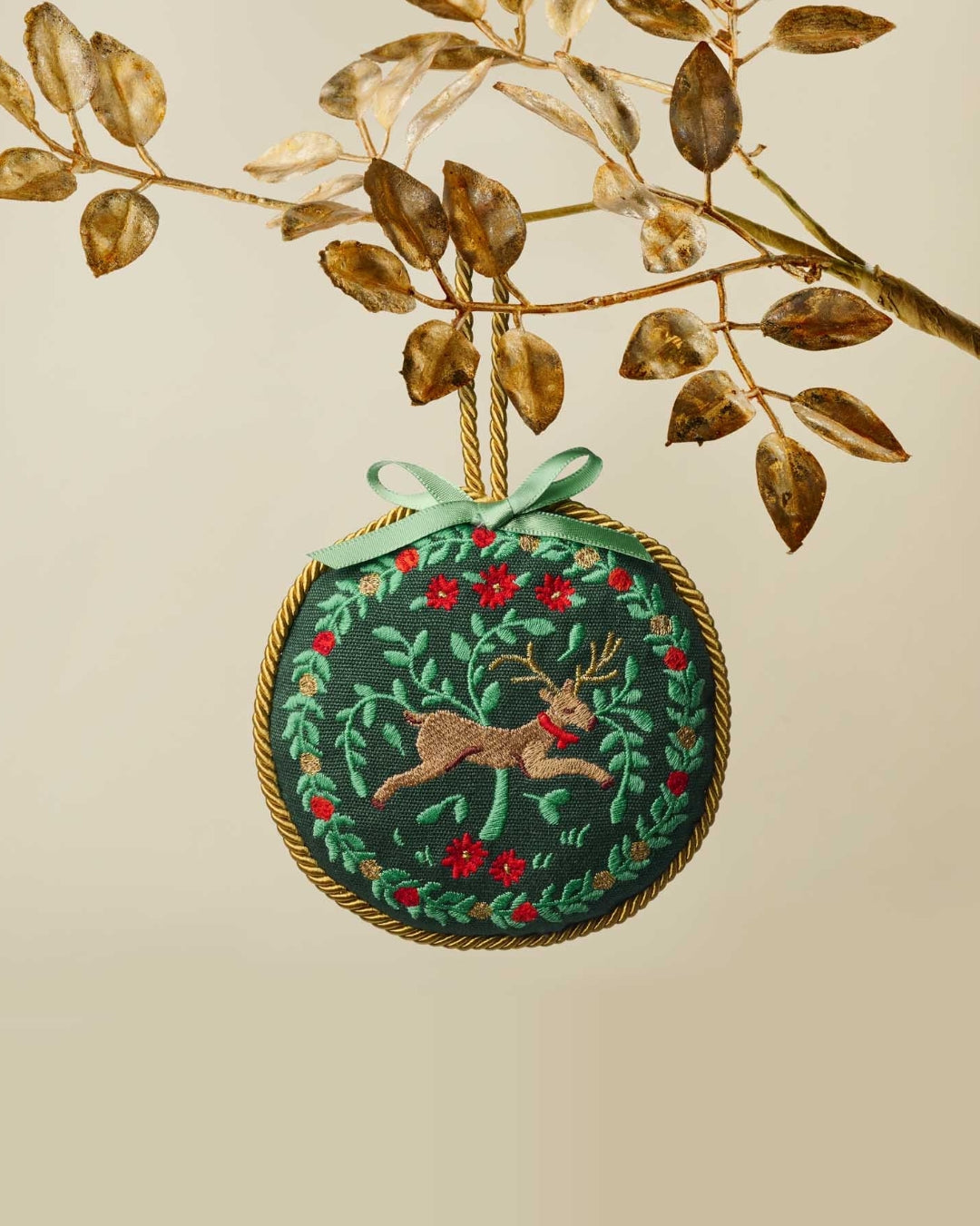 Embroidered Ornaments - Christmastide