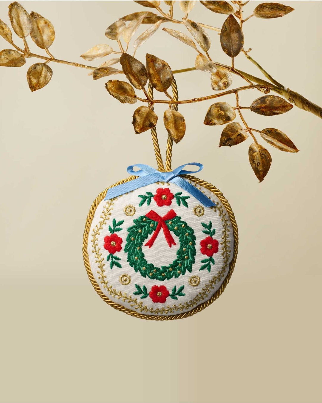 Embroidered Ornaments - Christmastide