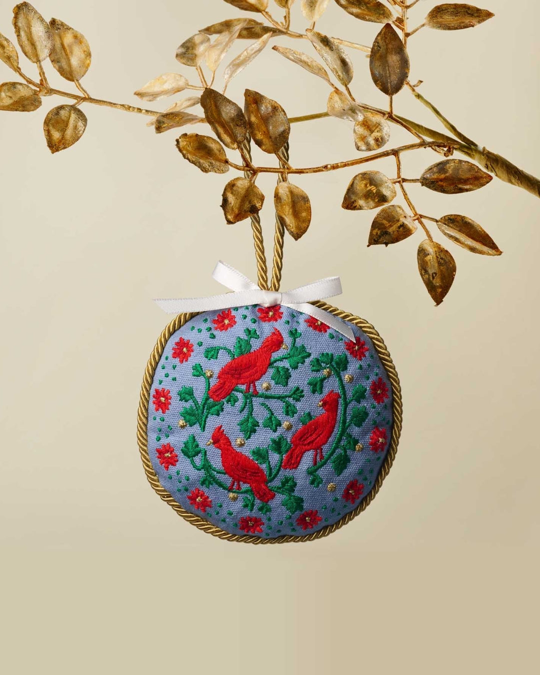 Embroidered Ornaments - Christmastide