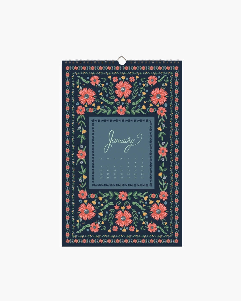 Wall Calendar 2026 - Flora