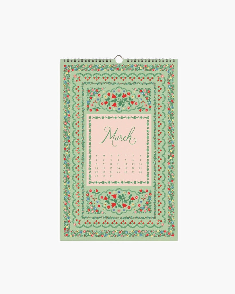 Wall Calendar 2026 - Flora